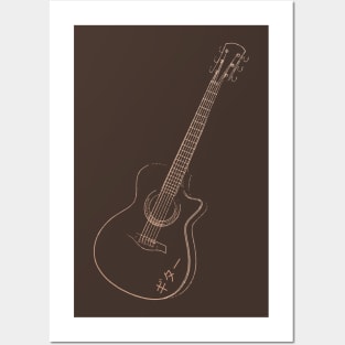 Guitar in Japanese Posters and Art